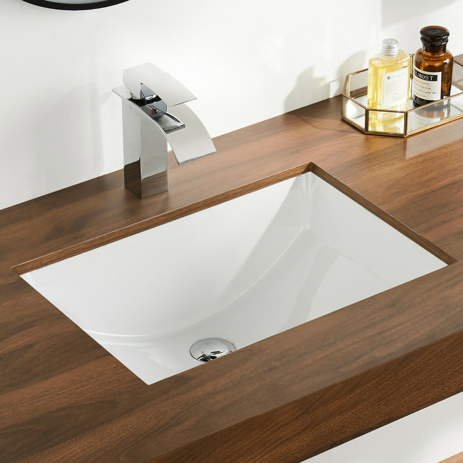 Ceramic Undermount Bathroom Sinks